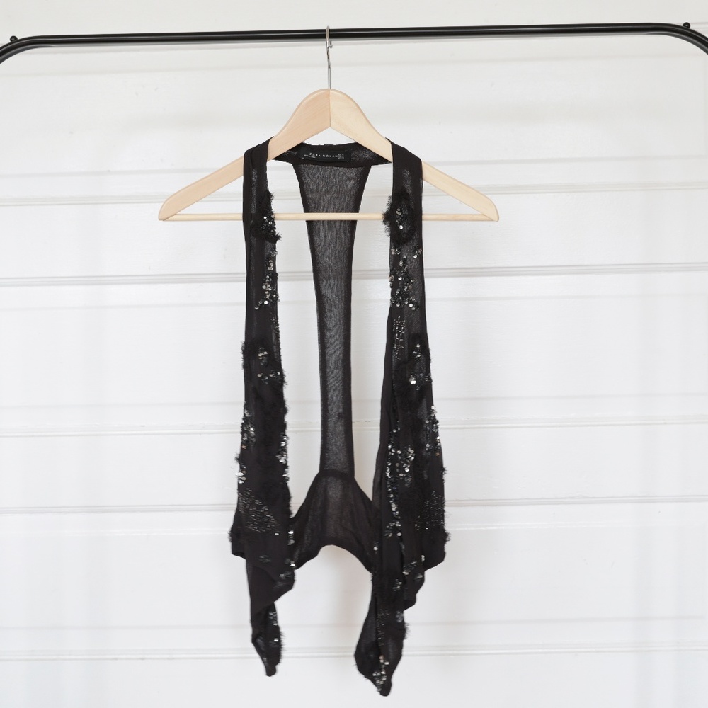 Festival Mini Vest by Zara